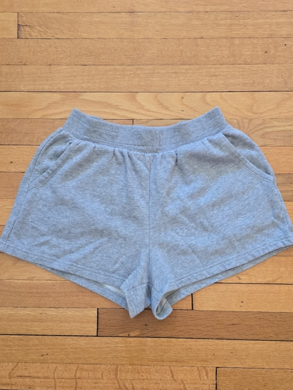 Colsie Fleece Lounge Sweat Shorts Heather Gray VGUC Women's S